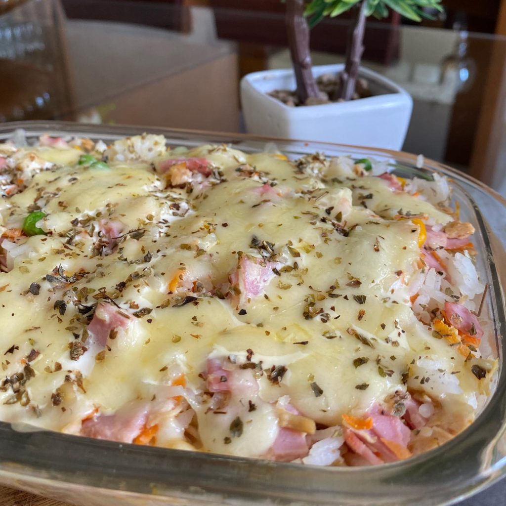 Arroz de Forno Simples e Delicioso