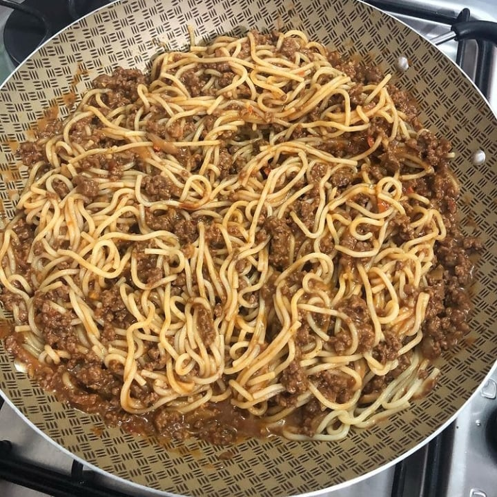 Macarrão com Carne Moída